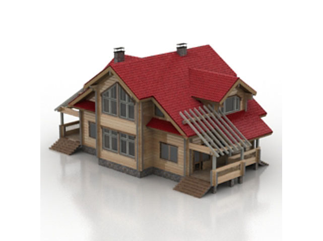 Free House N35 3D model_1 For Architecture 3Ds Max Model Download